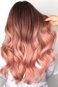 Cheveux Oranges, Gold Hair Colors, Hair Color Rose Gold, Super Hair, Winter Hair Color, Rose Gold Hair, Summer Hair Color, Winter Hairstyles, Gold Hair