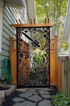 Metal Garden Gates Metal Garden Gates, Entry Gate, Metal Gate, Magnolia Tree, Casa Vintage, Entry Gates