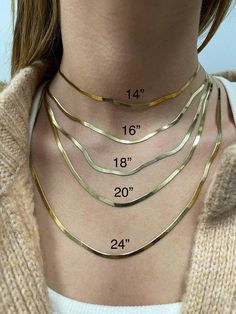 ➣ High quality 14K Solid Yellow Gold 14" 16" 18" 20" 24" Inch Herringbone Chain Necklace, 3mm Wide, Real Gold Chain, Women Necklace ➣ MATERIAL: 14K YELLOW  ➣ Closure: Lobster claw   ➣ Solid / Hollow: Solid  3.0 MM - 14" - 3.4 Gram 3.0 MM - 16" - 3.7 Gram 3.0 MM - 18" - 4.2 Gram 3.0 MM - 20" - 4.5 Gram 3.0 MM - 24" - 5.4 Gram ➣ If you need a specific length, please message us for a quote and we will send you a personalized listing. ◈ Please note that weights are approximate. Herringbone necklaces 16 Inch Snake Chain Jewelry Gift, Herringbone Necklace With Lobster Clasp As Gift, Herringbone Necklace With Lobster Clasp For Gifts, Anniversary Snake Chain Necklace, Anniversary Necklace With Tarnish Resistant Snake Chain, Anniversary Snake Chain Necklace, Tarnish Resistant, Anniversary Snake Chain Necklace Tarnish Resistant, Tarnish Resistant Snake Chain Necklace For Anniversary, Gold Chain Women