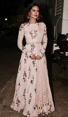 //this pale pink floral lehenga from Mahima Mahajan/follow @lovecholi for updates