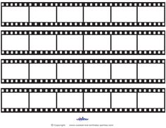 a film strip with four different filmstrips on it and the words's name in