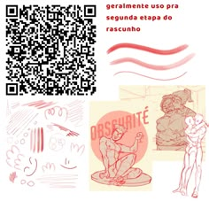 an image of a qr - code for some type of art work that is being displayed