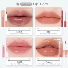 makeup for neutral undertone Korean Neutral Makeup, Neutral Skin Tone Makeup, Neutral Undertone Makeup, Neutral Lip, Product Comparison, Neutral Lips