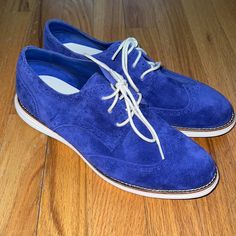 Unworn Cole Haan Sneakers. Super Comfortable And A Nice Pop Of Color. Cobalt Blue Sz 8. Suede Leather. Cole Haan Sneakers, Cole Haan Shoes, Suede Sneakers, Cole Haan, Cobalt Blue, Suede Leather, Cobalt, Athletic Shoes, Color Pop