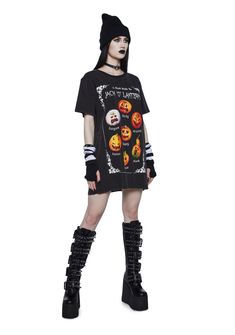 learn the rotation. This tee comes in an oversized fit, with a mineral wash, and a pumpkin graphic at front.Related: Plus Size Costumes, Gothic Halloween Costumes, Scary Costumes, Witch Costumes, and Cheerleader Costumes. Alternative Style Fall Streetwear T-shirt, Black Grunge T-shirt For Fall, Acid Wash T-shirt For Fall Streetwear, Oversized Edgy T-shirt For Fall, Alternative Fall Streetwear T-shirt, Alternative Style Fall T-shirt For Streetwear, Trendy Halloween T-shirt For Alternative Fashion, Fall Grunge Streetwear T-shirt, Oversized Acid Wash T-shirt For Fall