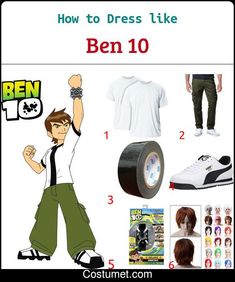 an image of how to dress like ben 10