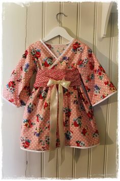 Pink Kimono Dress, Pink Kimono, Baby Couture, 28 November, Crochet Handbags, Moon Child