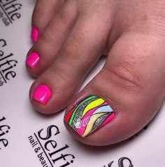 Beautiful Manicure, Pedicure Designs Toenails, Pretty Toe Nails, Summer Toe Nails, Cute Toe Nails, Pedicure Designs