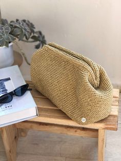 Crochet Raffia Clutch Bag, Straw Pouch Clutch, Woven Dumpling Bag, Raffia Tote Bag, Natural Raffia Clutch, Dumpling Crochet Clutch Bag, Crochet Summer Bag, HandKnitted Clutch, Summer Wedding Party Bag, Personalized Gift HANDMADE STRAW POUCH CLUTCH BAG 🛍️Inspired by nature sustainable fashion ✅Any woman must have this bag for every fashionista.Whether you keeping it to yourself or gifting someone you care, it will be unforgettable. Daily use, a fashionable women's accessory for special occasions Natural Color Everyday Clutch Bag, Everyday Natural Clutch Bag, Everyday Natural Color Clutch Bag, Handmade Natural Color Clutch For Everyday, Everyday Woven Straw Pouch Bag, Eco-friendly Woven Pouch Bag, Versatile Rectangular Crochet Bag In Natural Color, Versatile Rectangular Natural Crochet Bag, Casual Natural Rectangular Clutch