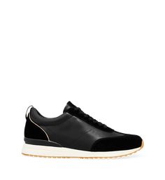 Saker 2 Black Leather Sneakers | Bared Footwear Black Calf Leather Sneakers With Contrasting Heel, Low-top Leather Sneakers With Leather Trim, Classic Sneakers With Leather Trim And Round Toe, Classic Sneakers With Leather Trim, Sporty Sneakers With Calf Leather And Leather Lining, Black Sneakers With Leather Trim And Round Toe, Everyday Black Leather Sneakers, Black Sneakers With Leather Lining, Chic Leather Sneakers For Streetwear