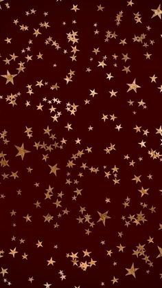 gold stars on a red background