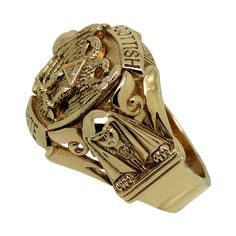 ".Masonic, Scottish Rite, double headed eagle, 14K or 10K Gold men's ring .Original unique design with beautiful details highly collectible .Rare piece, top quality, best craftsmanship, handmade, stamped 14K, 10K .Excellent new condition, magnificent diamond 1.80mm, 0.025kt, color G, VS1 .Ring crafted with most emblematic symbols which are directly related to the Scottish rite and also identifies with the freemasonry Unique Gold Masonic Scottish rite ring, handmade crafted with the most popular Classic Tarnish-resistant Collectible Jewelry, Symbolic 14k Gold Jewelry For Commemoration, 14k Gold Engraved Ring With 17 Jewels, Classic Yellow Gold Jewelry For Commemoration, Symbolic 14k Gold Jewelry With Intricate Design, Collectible Symbolic 14k Gold Jewelry, Luxury 14k Gold Jewelry For Commemoration, Gold Symbolic Signet Ring For Commemoration, Gold Jewelry With Hallmarks For Ceremonial Occasions