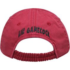 Since your kiddo wants to be just like you, pick up this cool South Carolina Gamecocks Mini Me adjustable hat so they can match your team gear.Since your kiddo wants to be just like you, pick up this cool South Carolina Gamecocks Mini Me adjustable hat so they can match your team gear.Brand: Top of the WorldEmbroidered graphicsFlat bill with ability to curveImportedLow crownMaterial: 55% Cotton/45% PolyesterOfficially licensedOne size fits mostSix panel construction with embroidered eyeletsStret Red Casual Baseball Cap For Fans, Collegiate Red Baseball Cap For Sports, Red Sporty Hats For Fan Merchandise, Casual Team-colored Fitted Hat For Game Day, Red Sporty Hat For Sports Fans, Red Sporty Fan Merchandise Hat, Casual Red Baseball Cap For Fans, Sporty Red Hat For Fan Merchandise, Sporty Red Hat For Sports Events