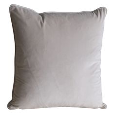 a white pillow on a white background