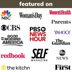 many different logos are shown together on the same page, including women's day and news hour