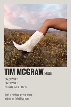 an advertisement for tim mcgraw's new album