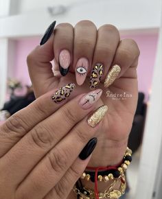 Bright Nail Art, Evil Eye Nails, Art Deco Nails, Wow Nails, Hippie Nails, Spooky Szn, Gel Nails Diy, Soft Nails, Dipped Nails