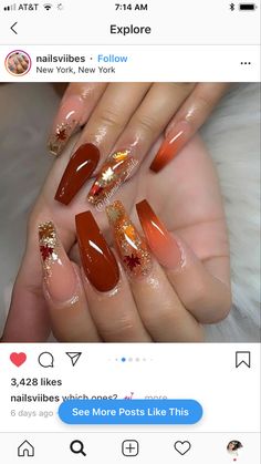 Mark Prin, Fall Nail Art Designs, Faux Locs Hairstyles, Fall Nail Art, Locs Hairstyles, Faux Locs, Fall Nail Designs, Locs, Cute Nails