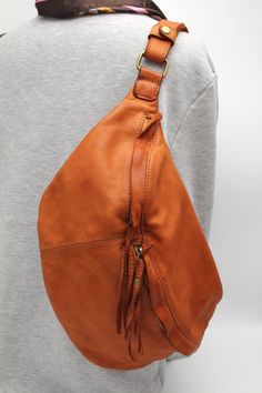 Brown Soft Leather Pouch Chest Bag, Everyday Leather Pouch With Pockets, Soft Leather Pouch Chest Bag For Daily Use, Daily Use Soft Leather Pouch Chest Bag, Daily Use Soft Leather Chest Pouch, Leather Pouch Belt Bag, Everyday Soft Leather Pouch Chest Bag, Soft Leather Pouch Chest Bag, Leather Pouch Bag