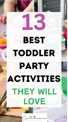 the best toddler party activities they will love to have in your home or school