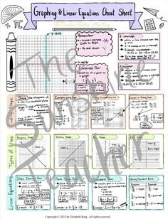 graphing and linears worksheet with the text graphing and linearism