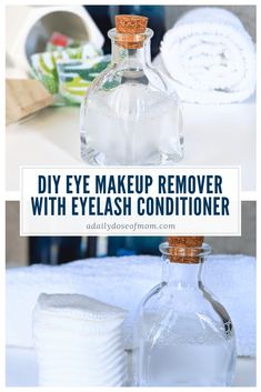 Eye Makeup Remover Diy, Eyelashes Grow, Homemade Makeup Remover, Mascara Remover