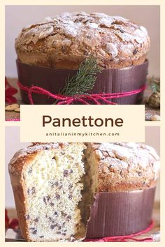 this is an image of a panettone cake