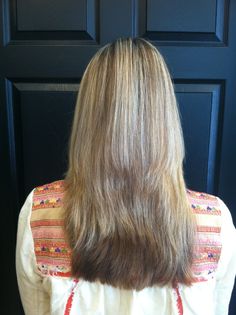 If you have long, thick hair and want a change, why not try adding layers.  Layers will always give you a great shape without losing any of your existing length.  Layers also help keep hair from being weighed down and add body.  Color and Cut by @Heather Kbaucomsalon Layered Long Hair Unstyled, Layers Unstyled Hair, Unstyled Long Layers, Unstyled Layers, Layers Unstyled, Unstyled Layered Hair, Unstyled Hair, Change Hairstyle, Blonde Layered Hair