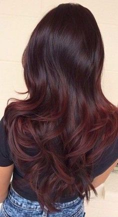 Red Wine Hair Color Ombre Dark Brown, Cherry Cola Hair Color With Highlights Dark Brown Red Ombre, Cherry Cola Hair Color, Pelo Color Vino, Deep Red Hair, Hair Color Mahogany, Sombre Hair, Mahogany Hair, Hair Color Pictures