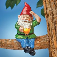 I just added a new item to eBay, Solar Gnome Sculpture Ornament Lighted Beer Mug Tree Hanger Outdoor Yard Decor! #eBay #eBaySeller Outdoor Statues Sculpture, Gnome Couple, Faux Branches, Garden Gnomes Statue, Taking A Selfie, Mug Tree, Gnome Statues, Outdoor Living Decor, Solar Powered Lights