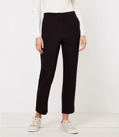 Slim Pants | LOFT Classy Yet Trendy, Khaki Chino Pants, Casual Outfit Inspiration, Minimalist Capsule Wardrobe, Business Casual Dresses, Straight Crop Jeans, Black Dress Pants, Work Wardrobe, Business Casual Outfits