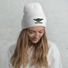 Toyoda Beanie black Logo Embroidered - Etsy Trendy Hats For Women, Trendy Hats, Trendy Belts, Cute Christmas Tree, Cuffed Beanie, Holiday Wardrobe, Narwhal, Skull Cap Beanie, Big Game