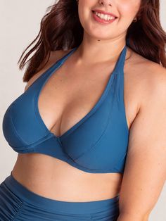 Boost your summer wardrobe with the versatile Shapermint Essentials Full Coverage Halter Bikini Top and enjoy ultimate comfort and support! With a built-in soft wire and adjustable neck and back ties, you can easily adjust this top for the perfect fit. Plus, it offers the best of both worlds with full-coverage breast support and a plunging neckline. Pair this classic style with our shape-enhancing swim bottoms, and you’re poolside-ready! Adjustable Neck & Waist Ties Soft Wire for High Support Co Shaping Swimwear, Women Halter, Swim Skirt, Swim Bottoms, Plunging Neckline, Women Swimsuits, Womens Swim, Built In, High Waisted