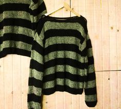 This Gender-Neutral Adult Sweaters item by MyAqua has 1010 favorites from Etsy shoppers. Ships from Turkey. Listed on May 14, 2024 Black Sweater With Striped Sleeves For Winter, Black Sweater With Striped Long Sleeves, Black Long Sleeve Sweater With Striped Sleeves, Black Striped Sleeve Sweater For Fall, Black Sweater With Striped Sleeves For Fall, Sweater Uniform, Grunge Sweaters, Green Striped Sweater, Knit Mohair Sweater