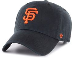 PRICES MAY VARY. Officially licensed by the MLB The '47 CLEAN UP is a relaxed and curved adjustable strapback with raised embroidery on the front and a loop label on the back. Made from garment washed cotton twill. Hat Outfit Women, Raised Embroidery, Sf Giants, San Francisco Giants, Atlanta Braves, Adjustable Hat, Hat Cap, Clean Up, One Size Fits All