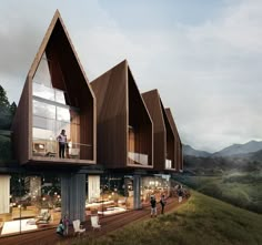 Hotel Design Architecture, Mountain Architecture, Mountain Hotel, Resort Architecture, Hotel Concept, Resort Design, Vernacular Architecture, Hotel Architecture, Orange House