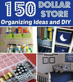 there are many different items that can be used to store organizing ideas and diy