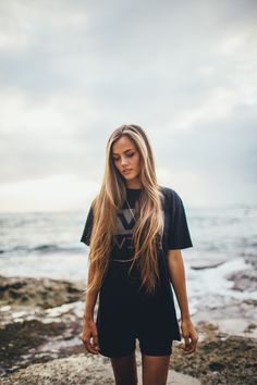 Tomboy Aesthetic, Mom Bod, About Instagram, Girl Running, Beach Hair, Hair Health, Ombre Hair