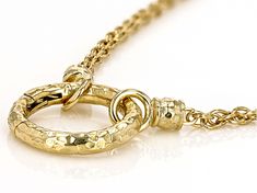 Artisan Collection Of Turkey™ 18K Yellow Gold Over Sterling Silver Chain Necklace. Measures Approximately 22"L x  0.78"W. Hinged Closure. Sterling Silver Chain Necklace, Silver Chain Necklace, Sterling Silver Chain, Sterling Silver Chains, Silver Chain, Chain Necklace, Yellow Gold, Sterling Silver, Chain