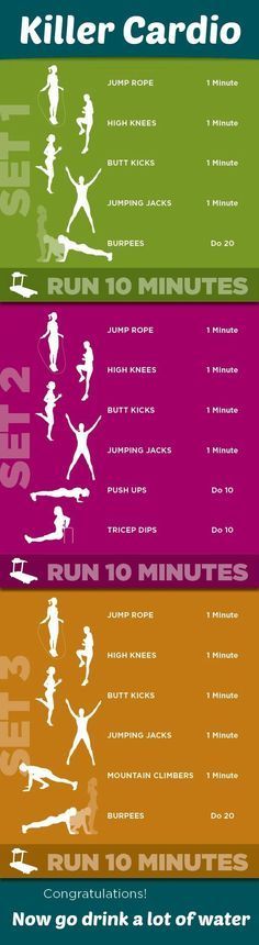 the poster for killerradio's run to 10 minutes, which includes four different colors