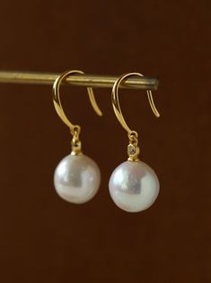 Baroque Pearl Drop Earrings - floysun Classic Pearl Drop Earrings For Everyday Elegance, Timeless Everyday Pearl Drop Earrings, Timeless Elegant Drop Pearl Earrings, Classic High Luster Drop Pearl Earrings, Timeless Pear-shaped Earrings With Pearl Charm, Classic Dangle Earrings With High Luster, Timeless Pearl Charm Drop Earrings, Luxury Pearl Pendant Earrings, Timeless Pearl Drop Earrings For Gift