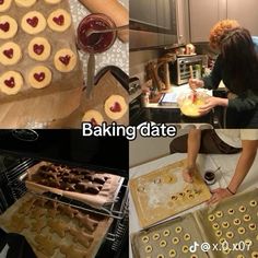 Cute Dating Ideas, Entre Ideas Food, At Home Dates Aesthetic, Couple Baking Ideas, Clay Date Aesthetic, Bf And Gf Date Ideas, Couple Date Ideas Aesthetic, Baking Date Couple, Date Asthetic Picture