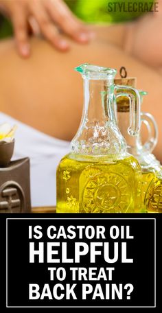 Does your back ache often? Have you tried numerous ointments and creams but ended up disappointed? Have you ever tried castor oil for back pain relief? Here is all you need to know Back Ache, Headache Relief Instant, Middle Back Pain, Natural Headache Remedies, Back Pain Remedies, Neck And Back Pain