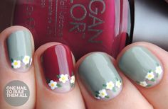 Nails Spring Simple, Vintage Wedding Nails, Minimal Nails Art, Half Moons, Geometric Nail Art, Floral Crowns