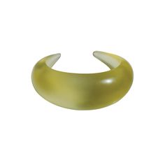 an image of a yellow bracelet on a white background