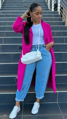 Casual Jeans Outfit Spring, Campus Fits, Brunch Outfit Black Woman, Spring Outfits For Work, Royalty Outfits, Demin Outfit, Print Skirt Outfit, Prints Clothes, Work Outfits Casual