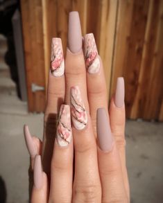 Gel Pedicure, French Pedicure, Marble Nail Designs, Her Nails, Coffin Nails Long, Marble Nails, Coffin Nails Designs, Pretty Acrylic Nails, Nail Arts