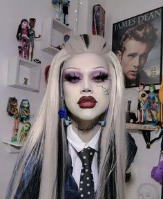 90s Birthday, Gloomy Coquette, Egirl Makeup, Mood Bored, Drag Queen Makeup