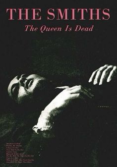 the smiths - the queen is dead cd album cover with black and white image