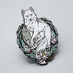 Wolf's Rain, I Am Very Sorry, Enamel Pin Badge, Very Sorry, Hard Enamel Pin, Pin Badges, Enamel Pin, Fantasy Creatures, Constellations